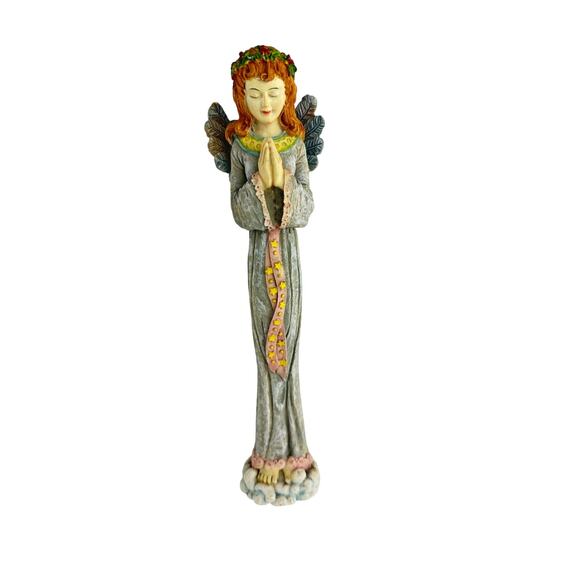 Tall Skinny Pencil Vintage Angel Figurine Elegant Home Decor Collectible or Gift - Picture 8 of 10